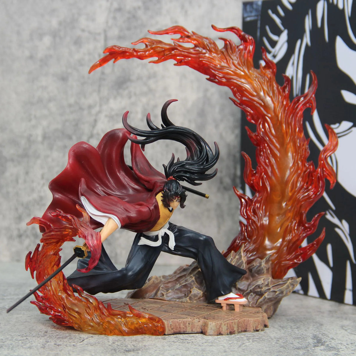 Demon Slayer Battle Scene Display Statue