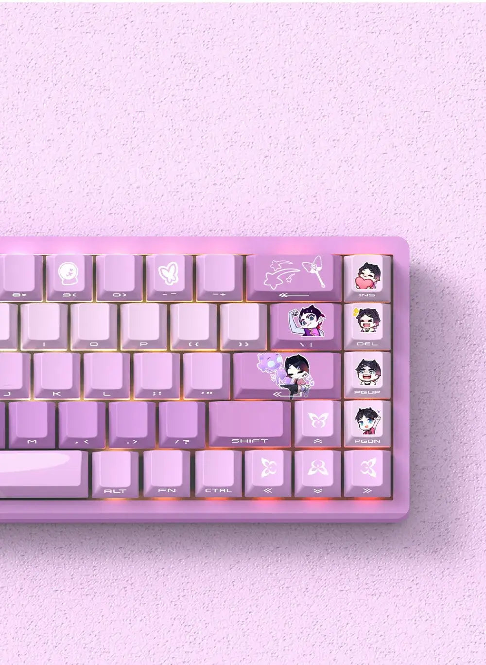 Miyu Anime Keycap Set | 129-Key OEM PBT