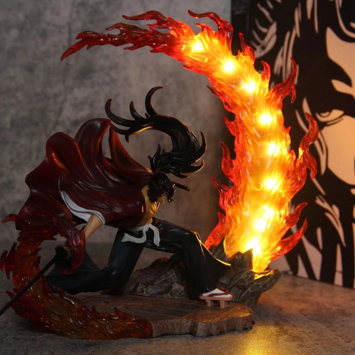 Demon Slayer Battle Scene Display Statue
