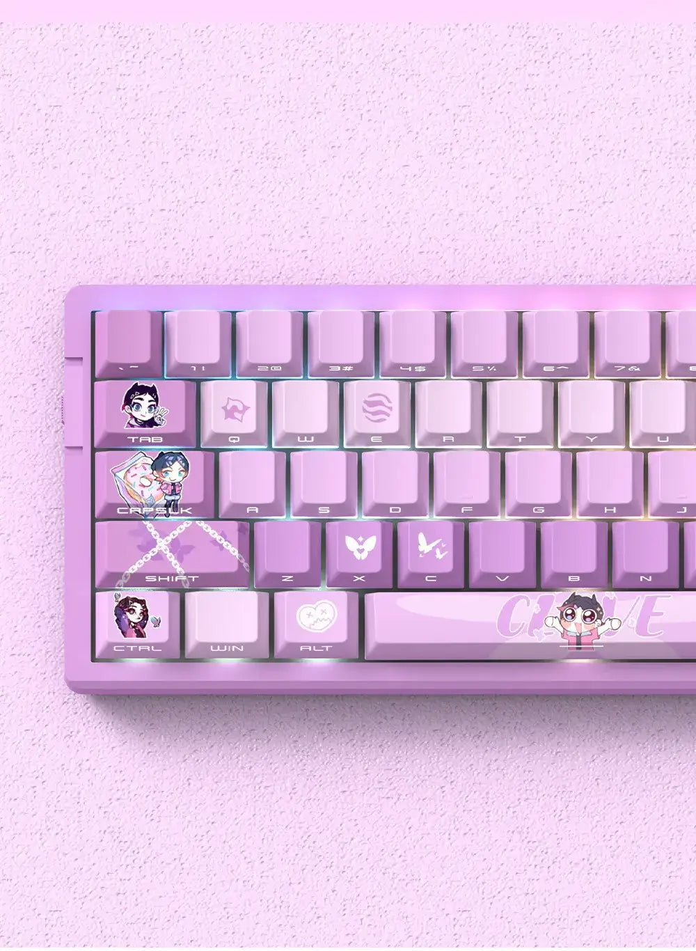 Miyu Anime Keycap Set | 129-Key OEM PBT